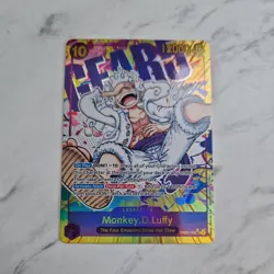 One Piece TCG OP05-119 Monkey D. Luffy Gear 5 Parallel SEC Alt Art English - Image 1