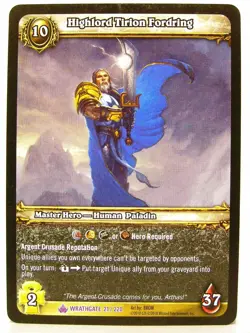 World of Warcraft TCG - Wrathgate Epic/Rare Karte aussuchen - WoW - Image 2