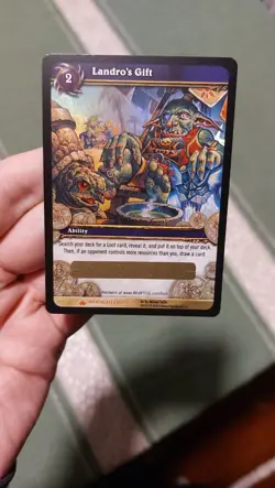 World of warcraft landros landro's gift loot card spectral tiger - Image 1
