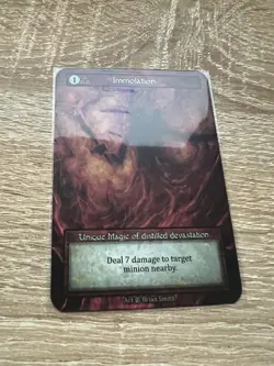 Sorcery TCG Beta: Immolation #3 -Unique - Image 1