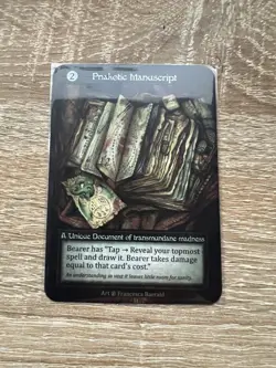 Sorcery TCG Beta: Pnakotic Manuscript #3 -Unique - Image 1