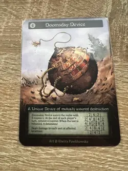 Sorcery TCG Beta: Doomsday Device #1 -Unique - Image 1