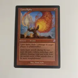 Lava Spike Retro Frame MTG Magic the Gathering Card Time Spiral TSR - Image 1