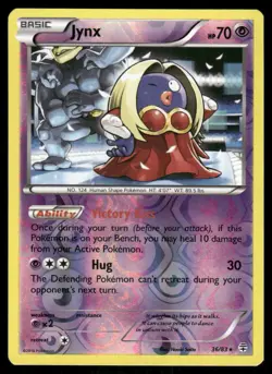 Pokemon Cards Jynx 36/83 Reverse Holo Generations NM - Image 1