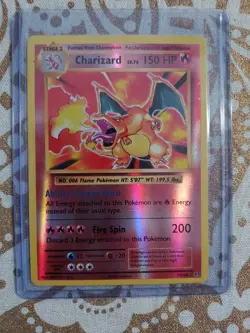 Pokemon 2016 Charizard Evolutions Reverse Holo Foil Card 11/108 - Image 1