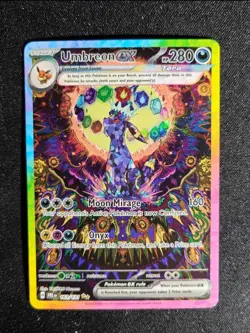 Pokemon Prismatic Evolutions Umbreon EX Sir SAR 161/131 TCG English Card - Image 1