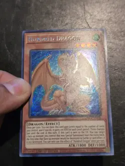 Yu-Gi-Oh! SECRET RARE CARD HUNDRED DRAGON DLCS-EN146 1ST NM/VLP - Image 2