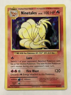 Pokemon - Evolutions Set Ninetales Holo 3-Card Lot (2 Holos & 1 Reverse Holo) - Image 2