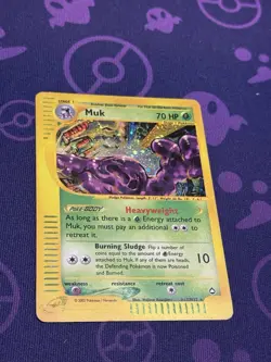 Pokemon Muk Holo Rare TCG Card H17/H32 Aquapolis WOTC - Image 1