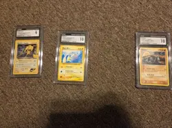 Graded Pokemon Card lot 11 graded cards CGC Modern and Vintage - Image 3