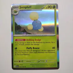 Pokemon Card Paldea Evolved Holo Jumpluff 003/193 Near Mint - Image 1