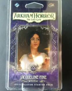 Arkham Horror The Card Game JACQUELINE FINE Mystic Investigator Starter Deck NEW - Image 1