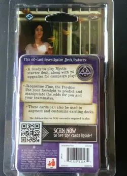 Arkham Horror The Card Game JACQUELINE FINE Mystic Investigator Starter Deck NEW - Image 2