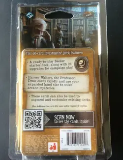 Arkham Horror The Card Game HARVEY WALTERS, Seeker Investigator Starter Deck NEW - Image 2
