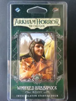 Arkham Horror The Card Game WINIFRED HABBAMOCK, ROGUE Investigator Starter Deck - Image 1