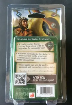 Arkham Horror The Card Game WINIFRED HABBAMOCK, ROGUE Investigator Starter Deck - Image 2