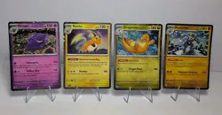 Pokemon 151 Sams Club Exclusive Cosmos Holo 4 Promo Cards Swirls B - Image 1