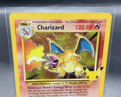 Celebrations Charizard 4/102 25th Pokemon TCG Card NM Tracked Shipping - Image 3