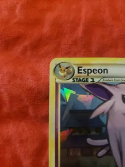 Espeon 2/90 Ungraded CRACKED ICE Undaunted Holo Rare Pokemon Card HG & SS - Image 3