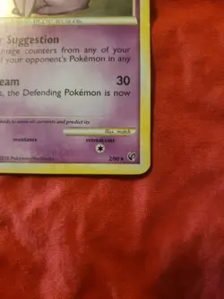 Espeon 2/90 Ungraded CRACKED ICE Undaunted Holo Rare Pokemon Card HG & SS - Image 5