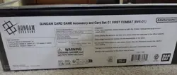 ENGLISH -Gundam Card Game TCG - FIRST COMBAT [EVX-01] Accessory and Card Set 01 - Image 4