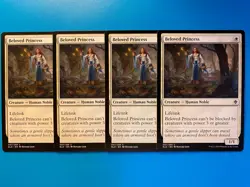 MTG 4x Beloved Princess # 7 Throne of Eldraine Pauper Magic the Gathering x4 NM - Image 1