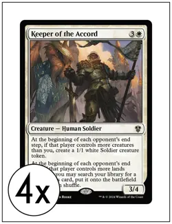 4x Keeper of the Accord, Magic the Gathering, MTG NM - Image 1