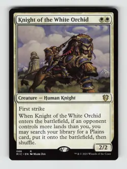 Knight of the White Orchid*Non-Foil* Commander: Innistrad: Midnight Hunt 88 NM - Image 1