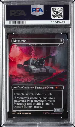 2022 MTG SECRET LAIR DROP #1079 MEGATRON PSA 10 - Image 2