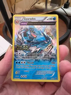 Pokemon Ancient Origins Prerelease Promo Holo Gyarados XY60 Black Star - Image 1