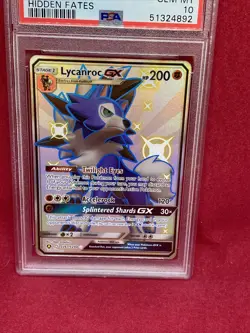 Lycanroc GX SV67 Hidden Fates Full Art PSA 10 Gem Mint 💎 Pokemon Shiny Vault - Image 2