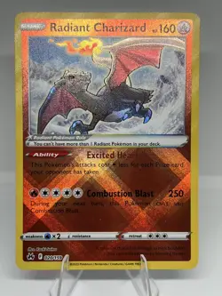 Radiant Charizard 020/159 Crown Zenith Radiant Rare NM/M Pokemon TCG - Image 1