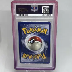 1999 POKEMON BASE SET SHADOWLESS #1 ALAKAZAM HOLO PSA 9 + Limited Ed GradedGuard - Image 2