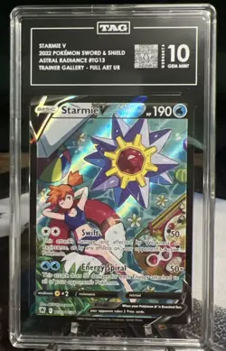 Pokemon - Starmie V - Astral Radiance - TG13/TG30 - Full Art - TAG 10 GEM MINT - Image 1