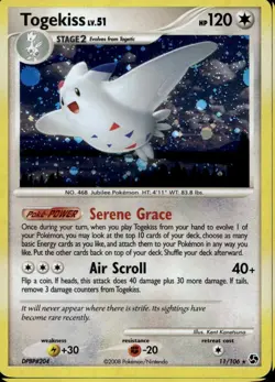 Togekiss 11/106 Holo Rare DP Great Encounters Pokemon - Image 1