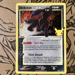 Pokemon 2021 Celebrations Holo Rare Umbreon 17/17 NM/M - Image 3