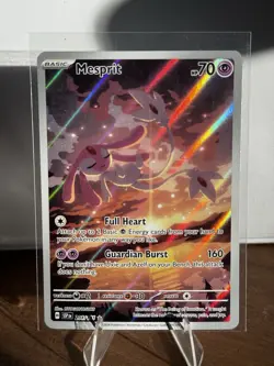 Pokemon TCG Mesprit - Illustration Rare SV08 Surging Sparks 204/191 NM - Image 1