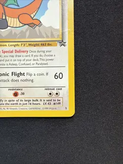 Dragonite (Movie) 05/53 - Black Star Promo - WOTC - Pokemon TCG - MP - Image 5