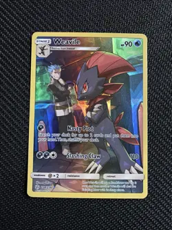 Weavile 238/236 Cosmic Eclipse Secret Rare Pokemon TCG Near Mint Condition - Image 1