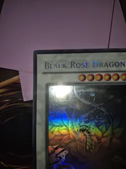 BLACK ROSE DRAGON - UNLIMITED GHOST RARE NM/VLP CSOC-EN039 - YUGIOH EXOTIC! - Image 3