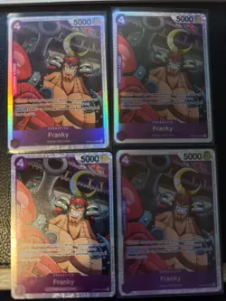 One Piece TCG Franky OP09-072 SR English X4 (Playset) - Image 1