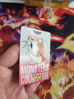 Pokemon Card Rattikarl Raticate Japanese Carddass Red 96 Monsters Collection Exc - Image 4