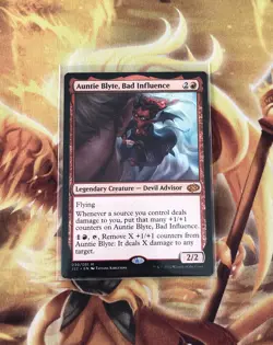 MTG Auntie Blyte, Bad Influence, NM-Mint, English Jumpstart 2022 - Image 1