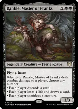 MTG Wilds of Eldraine Commander - Rankle, Master of Pranks - Image 1