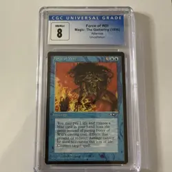 MTG: Graded - FORCE OF WILL Alliances - CGC 8 - Collector Or Break Out And Play! - Image 1