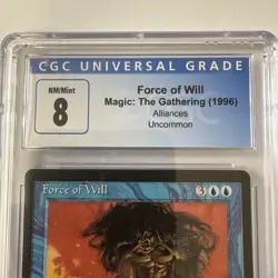 MTG: Graded - FORCE OF WILL Alliances - CGC 8 - Collector Or Break Out And Play! - Image 2