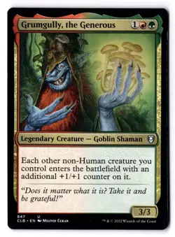 Grumgully The Generous NM* Commander Baldur's Gate ENGLISH 847 mtg -UnltdCards - Image 1