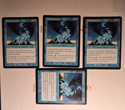 4x Circular Logic - Torment - Playset - LP - MTG Magic the Gathering - Image 1