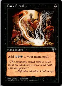 MTG Magic The Gathering Dark Ritual Played See Scan X - Image 1