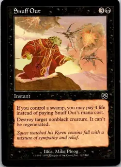 MTG Magic The Gathering Snuff Out Mercadian Masques Played See Scan I - Image 1